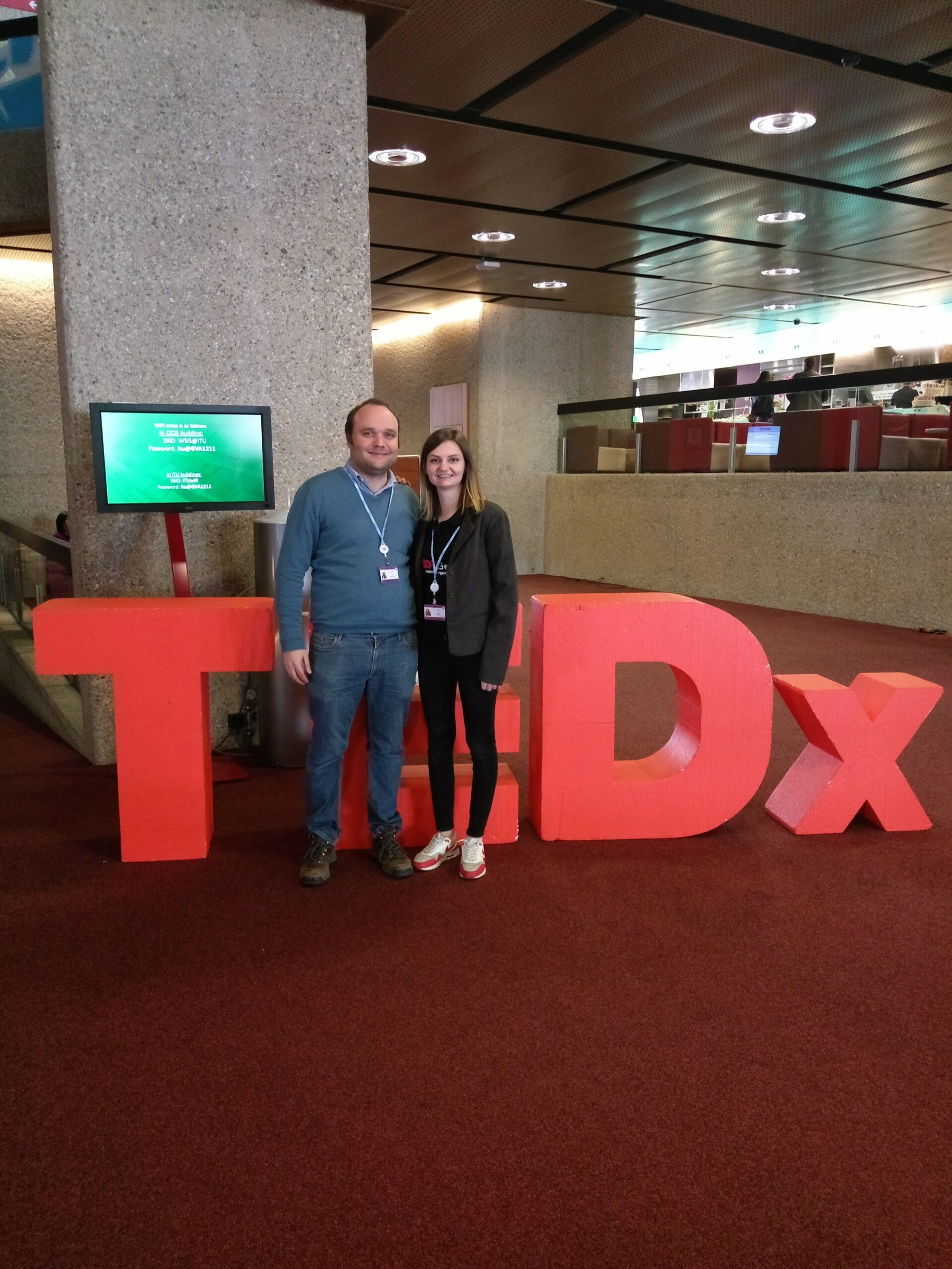 Elisa Lanzi e Lutz Weischer al TEDxGeneva
